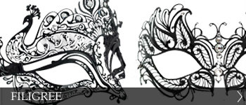 Venetian Masquerade Filigiree Style Masks